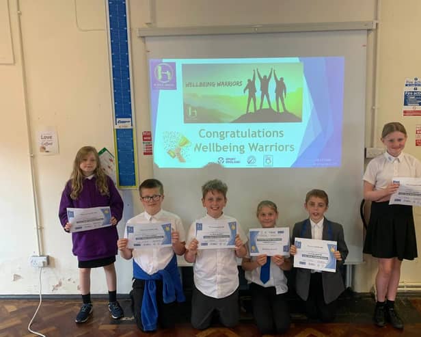 Year five and six students from Parkgate Academy after taking part in the programme.