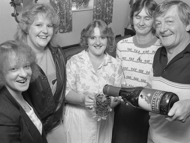 Celebrations take place in Sutton in 1986.