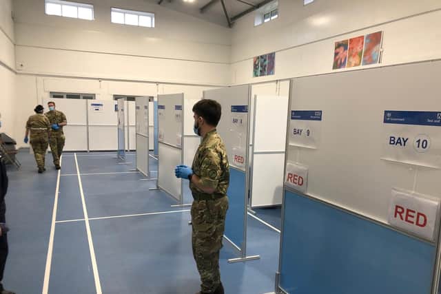 Volunteers visited Derbyshire covid test centres ahead of two sites opening up in Notts this month
