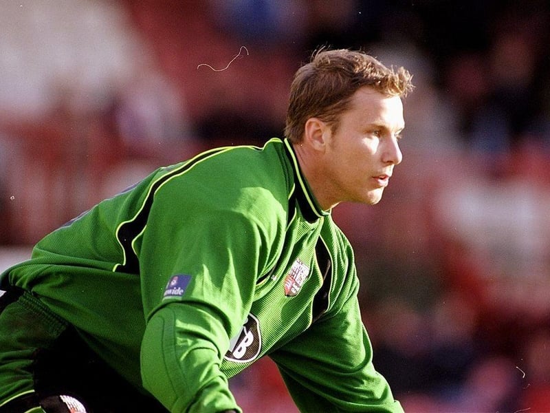 Jason Pearcey left Stags in 1994 having made 94 appearances. Went on to feature for Grimsby and Brentford before being goalkeeping coach at Derby County and running his own goalkeeping academy.