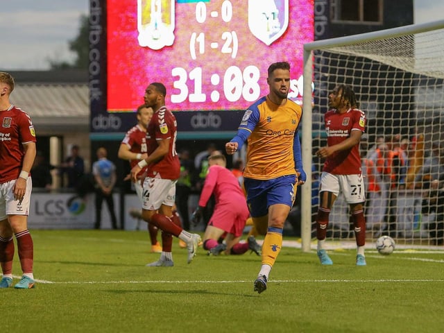 The magic moment - Stephen McLaughlin celebrates the winner.