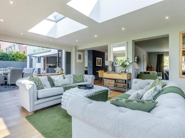 The property boasts a superb orangery extension