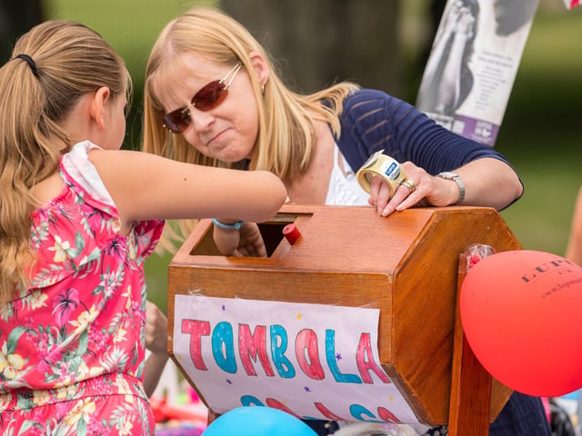 Always got to have a few goes on the tombola.