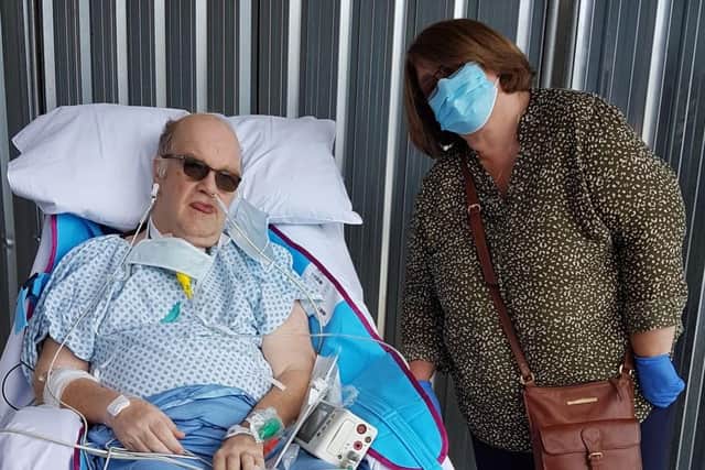 Ann Palmer and her brother Paul, who spent 88 days in intensive care fighting coronavirus.
Ann is appealing for people to take the virus seriously.