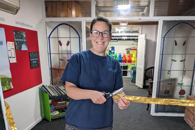 Emma Hilditch of Baby Sensory and Toddler Sense, Mansfield.