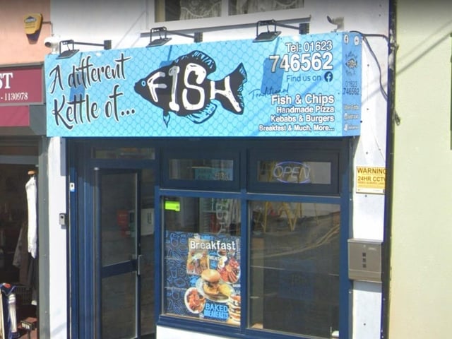 A Different Kettle Of Fish on Market Street, Shirebrook. Last inspected on May 9, 2024.
