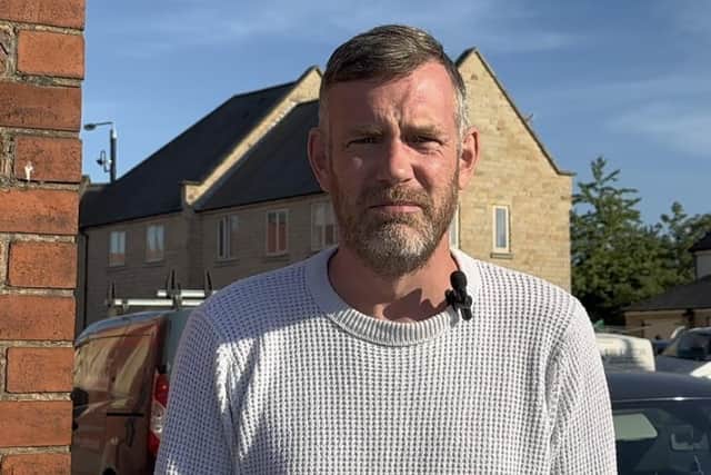 Paul Lawrence, pictured outside Warsop Town Hall.