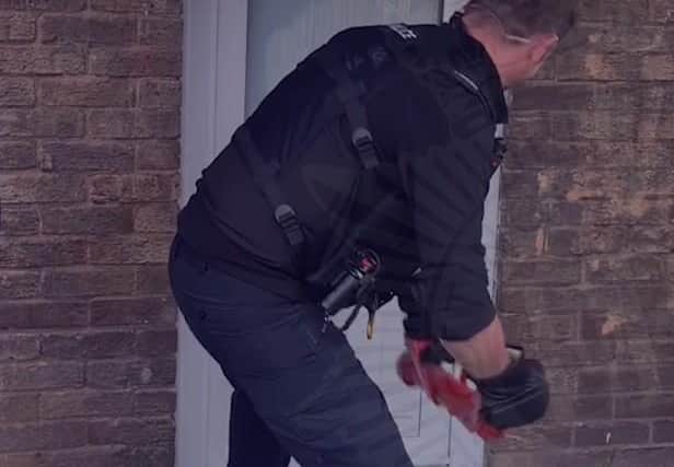Police drugs swoop in Ollerton.
