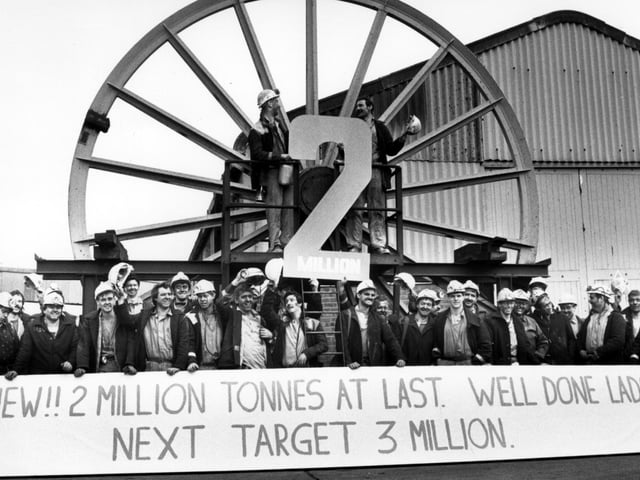 Thorseby Colliery 2 million tonnes of coal.