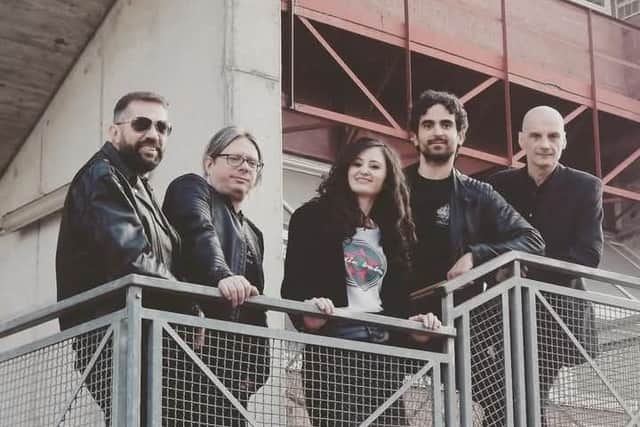 Artic Baba, from left, Artic Baba Alessandro Nordio, Angelo Sasso, Valentina Cosentino, Aldo Del Buono, Luca Iosca. Photo: Artic Baba