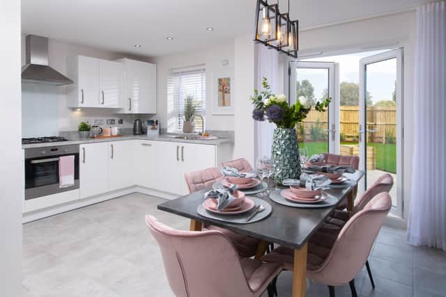 Inside one of the Barratt Homes developments in Nottinghamshire.
