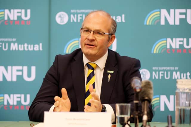 NFU President Tom Bradshaw