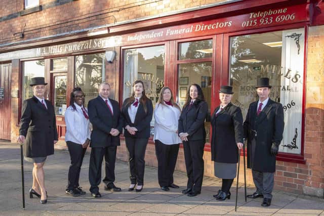The M.A. Mills team at the Radcliffe branch