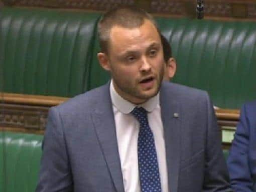 MP Ben Bradley speaking in Parliament 