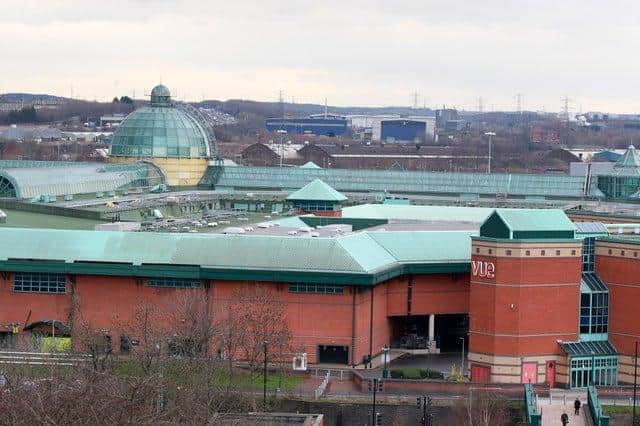 Meadowhall shopping centre.