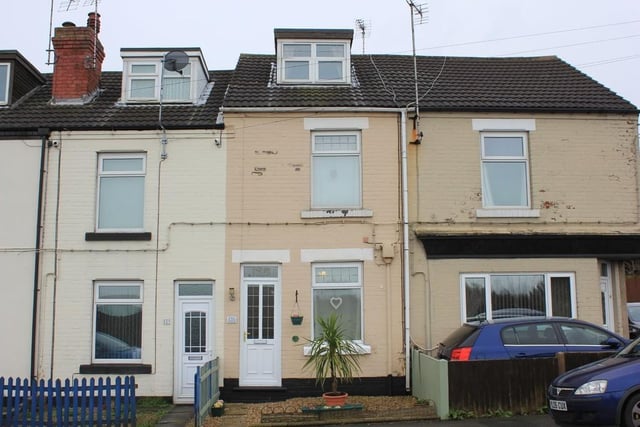This three bedroom terrace is being marketed by Village Estates, 01246 908113.