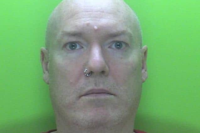 Simon Densham has been jailed for 16 months and handed a restraining order.