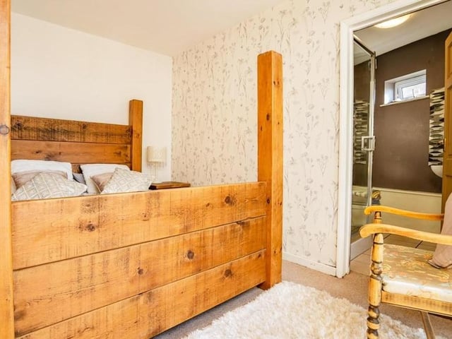 Another shot of the master bedroom, which has access to en suite facilities.
