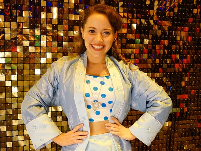 Mansfield panto press launch at the Palace theatre. Jenny Huxley-Golden as Emily Darling.