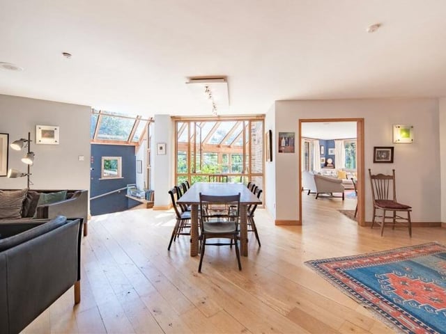 A second shot of the dining area, which is ideal for family meals or for entertaining guests.