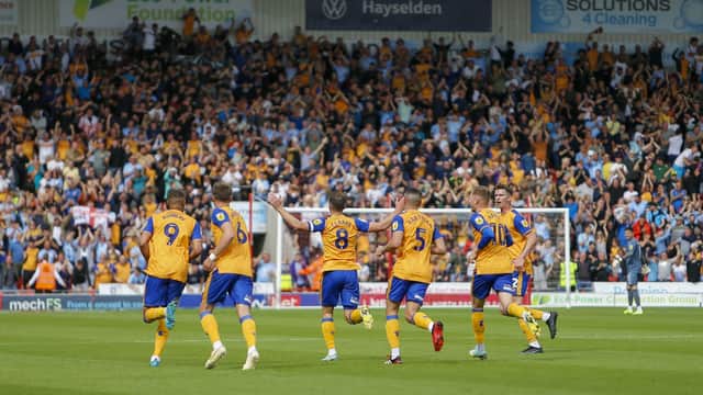 Mansfield Town have won their last three away games. They face a tough test at Barrow this weekend.
