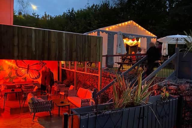 The Bistro have introduced a new heated marquee to allow mixed households to dine together.