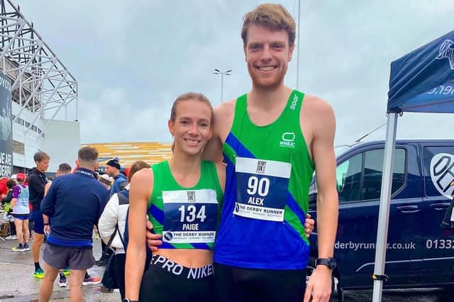 Paige Roadley and Alex Hampson were in good form for the Mansfield Harriers.