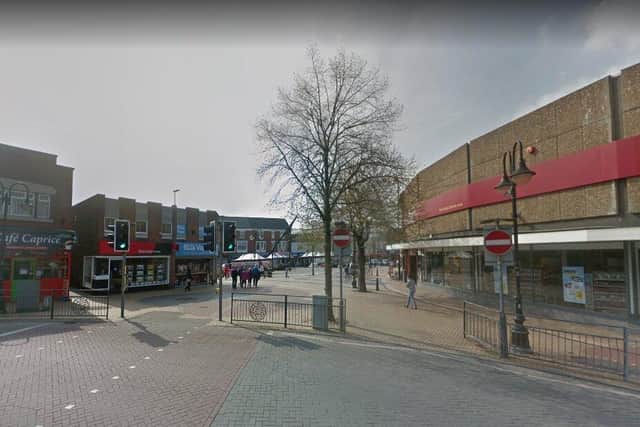 Portland Square in Sutton.