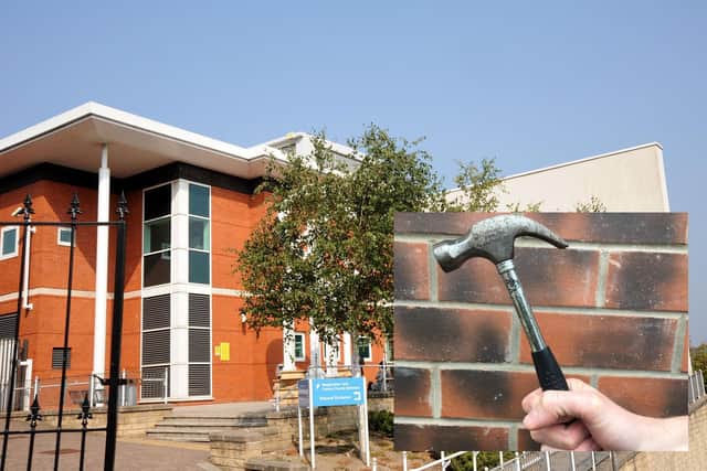 Sarah Goodwin, 32, smashed the windows in her victim’s Skoda Fabia while shouting “stay over there or you’ll get a hammer round you head” to an onlooking neighbour. Image for illustrative purposes only.