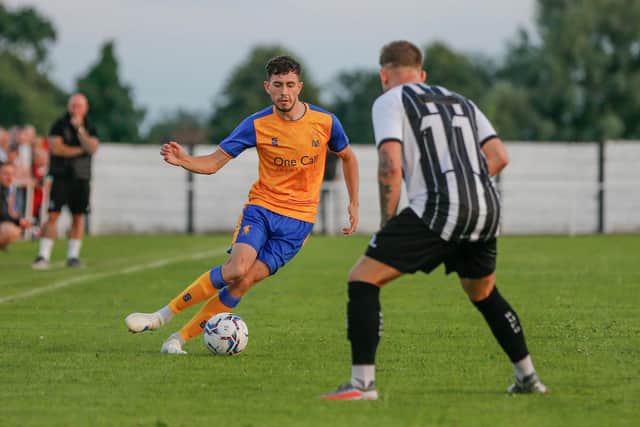 Corey O'Keeffe in action for Stags during pre-season. Photo: Chris Holloway @ TheBiggerPictur