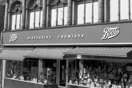 Boots was located here before it moved elsewhere in the town centre. Its shop front looks very different but the logo remains.