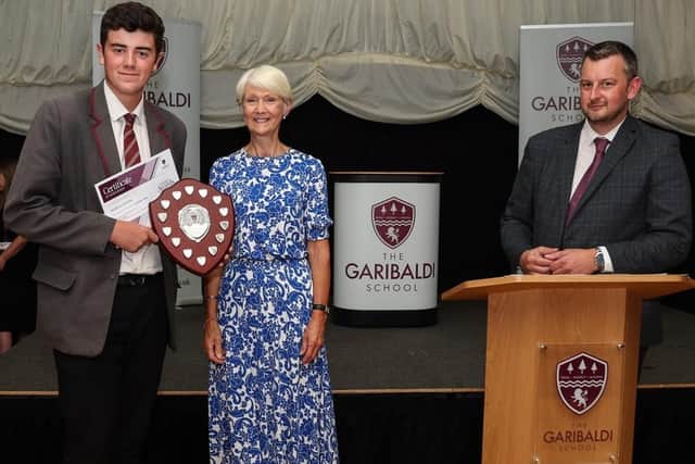 Year 10 student Sam Lewing received the Governors’ Award.