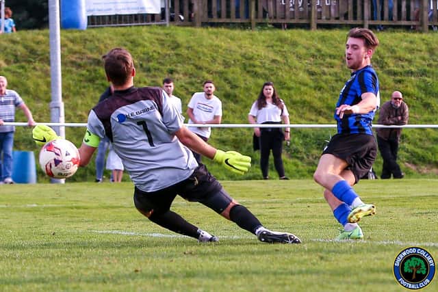 Will Norcross hits the winner. Pic by Ryan Crockett.