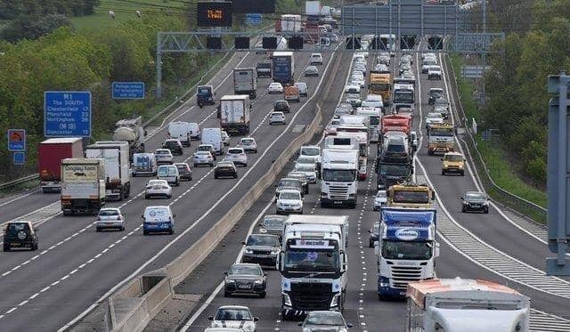 Roadworks will be taking place on the M1 in the coming days.