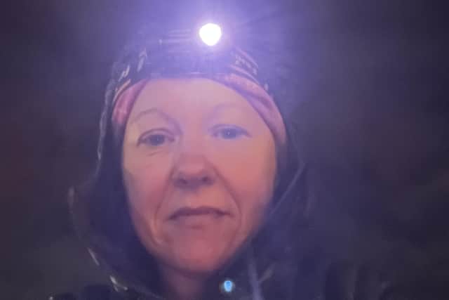 Nicole faced many struggles along the way, including freezing cold temperatures at night.
