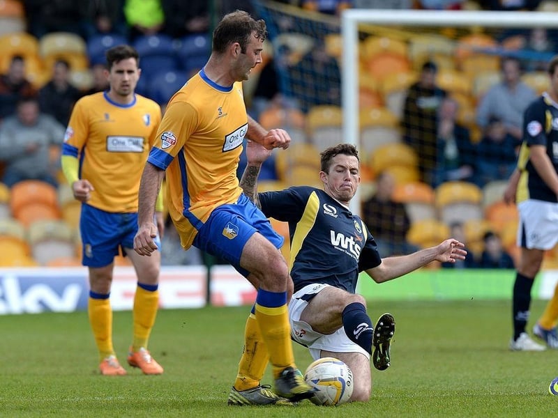 Matt Rhead played 120 league games for Mansfield before moving on to Lincoln City. He spent time with Billericay and then three years at Alfreton, but is now back where he started his career, at Kidsgrove Athletic.