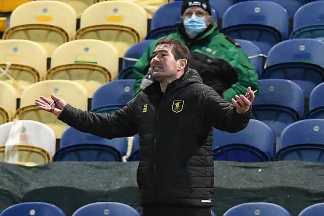 Nigel Clough knows his side need to turn up to beat Grimsby. Picture: Andrew Roe/AHPIX LTD