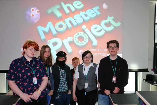 The college's creative students who led the project.
