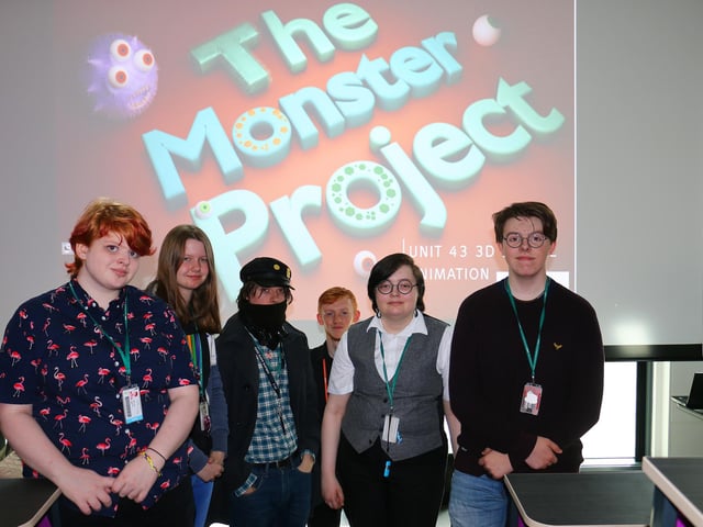 The college's creative students who led the project.