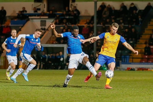 One of the first names on any Stags team sheet, Oates didn't score on Tuesday but led the Rochdale defenders a merry dance and tested the keeper several times.