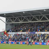 Travelling Mansfield fans at Wrexham 29 Mar 2024Photo credit : Chris & Jeanette Holloway / The Bigger Picture.media