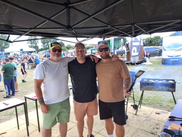 Micky Williams, Andrew Norwood and Louis Sprigg.
