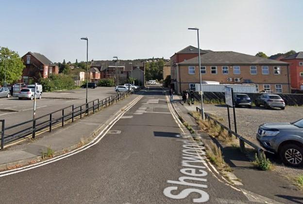 According to figures in June 2026, 7 crimes were reported on or near Sherwood Street. (Picture: Google Earth.)