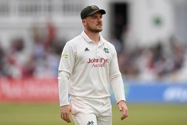 Nottinghamshire’s Liam Patterson-White took five for 96.