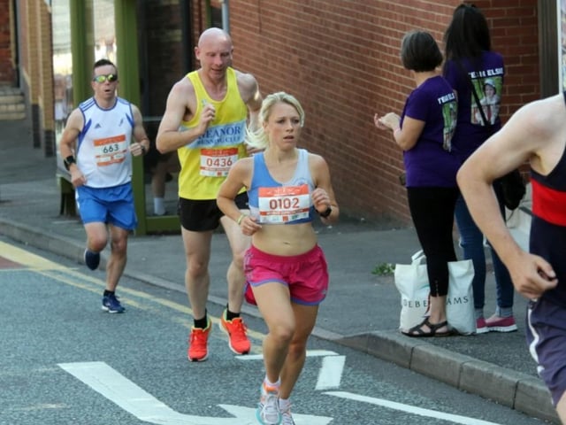 The Mansfield 10k in 2015.