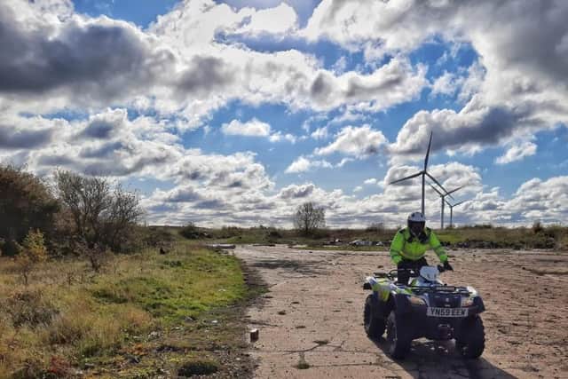 Tackling crime off road - Picture Nottinghamashire Police