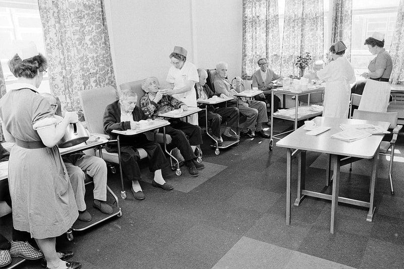 The Bayliss Ward at the Victoria Hospital - now known as Mansfield Community Hospital.