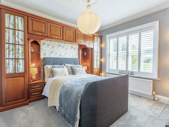 The first of the three bedrooms is what dreams are made of. All three are spacious and complement each other, with modern fixtures and fittings.