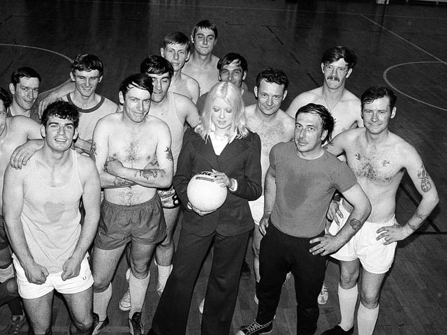 Miss Sherwood Forest Susan Shaw visits the 17th-21st Lancers in Germany.