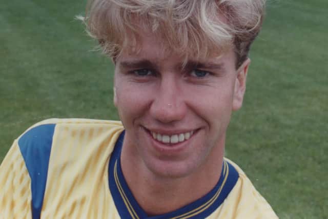 A young Simon Coleman at the start of his Mansfield Town career